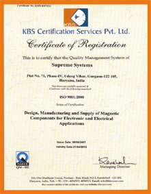 leading manufcaturer of entire range of magnetic components